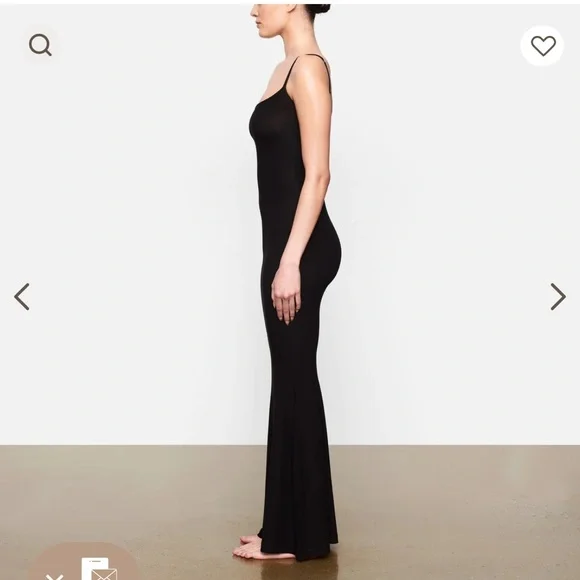 Skims maxi black size medium NWT - Picture 2 of 5